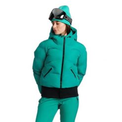Damska kurtka narciarska Protest Preppy. Zielone kurtki snowboardowe damskie Protest, s, bez wzorów, krótkie, bez kaptura, narciarskie. Za 711.00 zł.