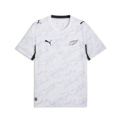 Męska koszulka wyjazdowa Nowej Zelandii PUMA. Białe koszulki sportowe męskie Puma, l, bez wzorów, bez kołnierzyka, bez ramiączek, do piłki nożnej. Za 429.00 zł.
