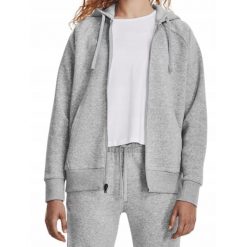 Bluza na co dzień Damska Under Armor 13 Bawełaniana Z Kapturem Zamek Dres. Szare bluzy damskie Under Armour, bez wzorów, z dresówki, z kapturem. Za 189.00 zł.