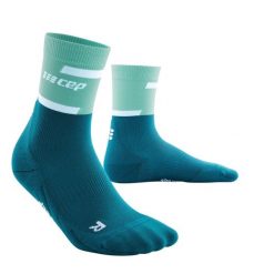Skarpety do biegania męskie CEP The Run kompresyjne krótkie. Niebieskie skarpety męskie CEP, bez wzorów. Za 69.00 zł.