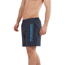 Boardshorty męskie FUNDANGO Bono Boardshort. Niebieskie krótkie spodenki sportowe męskie Fundango, m, bez wzorów, z bawełny, żeglarskie. Za 146.00 zł.