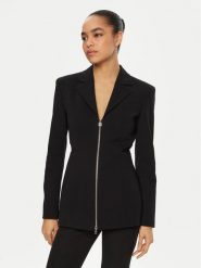 HUGO Marynarka Azera-1 50540392 Czarny Regular Fit. Czarne żakiety damskie Hugo, bez wzorów, z wiskozy. Za 889.99 zł.