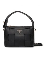 Guess Torebka Maylee Mini HWWG96 61720 Czarny. Czarne torebki do ręki damskie Guess, z aplikacjami, ze skóry, bez dodatków. Za 329.99 zł.