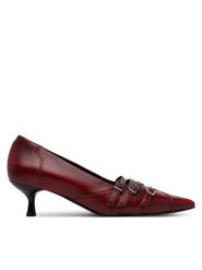 Vagabond Shoemakers Czółenka Lykke 5714-118-47 Czerwony. Czerwone czółenka damskie Vagabond Shoemakers, bez wzorów, ze skóry, bez obcasa, bez zapięcia. Za 359.99 zł.