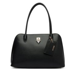 Torebka Guess. Czarne torebki do ręki damskie Guess, z aplikacjami, klasyczne, bez dodatków. Za 799.99 zł.