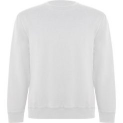Bluza Batian Unisex Dla Dorosłych Z Okrągłym Dekoltem. Białe bluzy męskie ROLY, m, bez wzorów, bez kaptura. Za 114.99 zł.