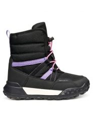 Geox Śniegowce J Trekkyup B Ab J46M7F 08V50 C9266 M Czarny. Czarne buty zimowe dziewczęce Geox, z materiału, bez zapięcia. Za 249.99 zł.