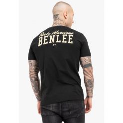 T-shirt o klasycznym kroju Benlee Kilaas. Czarne koszulki sportowe męskie BENLEE, bez wzorów, bez kołnierzyka, bez ramiączek. Za 152.50 zł.