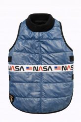 PCHEŁKA-KURTKA NASA ``S`` NIEBIESKA. Niebieskie kurtki damskie LAB, s, bez wzorów, bez kaptura. Za 150.90 zł.