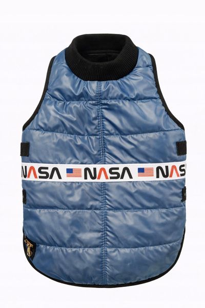 PCHEŁKA-KURTKA NASA ``S`` NIEBIESKA. Niebieskie kurtki damskie LAB, s, bez wzorów, bez kaptura. Za 150.90 zł.