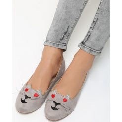 Szare Balerinki Lovely Kitty. Baleriny damskie marki NEWFEEL. Za 49.99 zł.