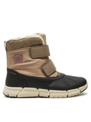 Geox Śniegowce J Flexyper Girl B Ab J46APC 054FU C0533 S Beżowy. Brązowe buty zimowe dziewczęce Geox, ze skóry, bez zapięcia. Za 389.99 zł.