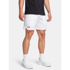 Spodenki treningowe męskie Under Armour UA Vanish Woven 6in. Białe szorty męskie Under Armour, na lato, m, bez wzorów. Za 129.99 zł.