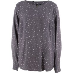 Bluzka, długi rękaw bonprix szary z nadrukiem. Bluzki damskie marki bonprix. Za 74.99 zł.