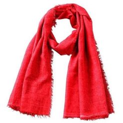 Czerwony szalik James & Nicholson Gipsy Spray Chili. Czerwone szaliki męskie ZAOSU, na jesień, bez wzorów, z bawełny. Za 126.99 zł.