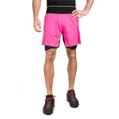 Spodenki do biegania męskie Dynafit DNA Ultra 2/1 Shorts. Czerwone krótkie spodenki sportowe męskie Dynafit, m, bez wzorów, do biegania. Za 599.99 zł.