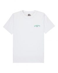 Koszulka z krótkim rękawem dla Chłopcy URBAN NOMAD Biały. Białe t-shirty dla chłopców Quiksilver, bez wzorów, z bawełny, bez ramiączek. Za 42.50 zł.