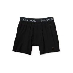 Bokserki męskie Smartwool Merino Boxer Brief. Czarne bokserki męskie Smartwool, m, bez wzorów. Za 205.70 zł.