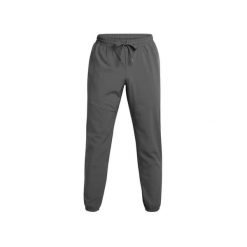 Spodnie dresowe UA Vibe Woven męskie Under Armour Szare. Szare spodnie sportowe męskie Under Armour, l, bez wzorów, z dresówki, na fitness i siłownię. Za 302.00 zł.