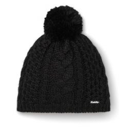 Czapka Eisbar Afra Pompon MÜ. Czarne czapki i kapelusze damskie Eisbar, na zimę, bez wzorów, z wełny, sportowe. Za 151.00 zł.