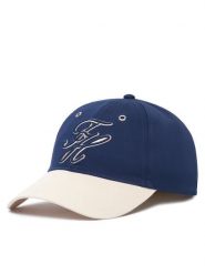 Tommy Hilfiger Czapka z daszkiem AW0AW18678 Granatowy. Niebieskie rękawiczki damskie Tommy Hilfiger, bez wzorów, z bawełny. Za 229.99 zł.