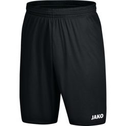 Szorty Jako Manchester 2.0. Czarne szorty sportowe damskie Jako, m, bez wzorów, z materiału, sportowe. Za 73.20 zł.