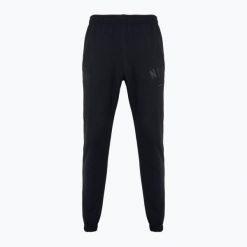 Spodnie męskie Nike Swoosh Fleece Jogger. Czarne spodnie sportowe męskie Nike, l, bez wzorów, na fitness i siłownię. Za 319.99 zł.
