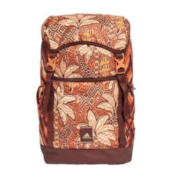 Plecak adidas x FARM Rio Premium. Brązowe plecaki damskie Adidas, bez wzorów, z materiału. W wyprzedaży za 229.10 zł.