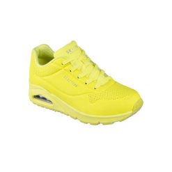 Buty do chodzenia damskie Skechers Night Shades. Żółte obuwie sportowe damskie Skechers, bez wzorów, z materiału, trekkingowe, Skechers Sport. Za 416.00 zł.