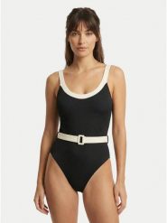 Seafolly Strój kąpielowy Band Wave 11220-305 Czarny. Czarne kostiumy jednoczęściowe damskie Seafolly, bez wzorów, z syntetyku. Za 659.99 zł.