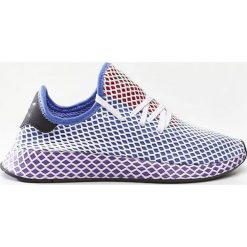Sneakersy fioletowe Adidas Deerupt Runner W CG6095 - fioletowy. Fioletowe obuwie sportowe damskie Adidas, bez wzorów. Za 349.99 zł.