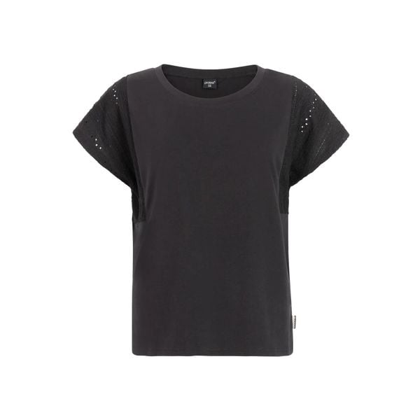 Koszulka damska Protest Lomo. Czarne t-shirty damskie Protest, m, bez wzorów, z materiału, eleganckie, bez kołnierzyka. Za 190.50 zł.