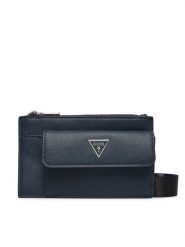 Guess Saszetka HMMISL P6491 Granatowy. Niebieskie saszetki męskie Guess, ze skóry. Za 284.99 zł.