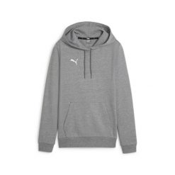 Bluza damska z kapturem Puma TeamGoal. Szare bluzy damskie Puma, bez wzorów, z dresówki, z kapturem. Za 216.00 zł.
