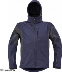 CERVA DAYBORO softshell - męska kurtka softshellowa, odpinany kaptur, odblaskowe elementy, 100% poliester - ciemnobrązowy XL. Brązowe kurtki męskie CERVA, m, bez wzorów, z poliesteru, bez kaptura. Za 232.39 zł.