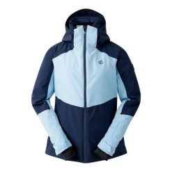 Damska kurtka narciarska Dare 2B Flurry II. Brązowe kurtki snowboardowe damskie Dare 2b, bez wzorów, z gumy, długie, z kapturem, narciarskie. Za 519.50 zł.