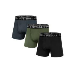 Bokserki męskie Pitbull Sport Mikrofibra 3-pak. Bokserki męskie PITBULL, m, bez wzorów, z mikrofibry. Za 99.00 zł.