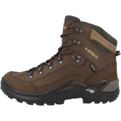 Buty trekkingowe męskie Lowa Renegade Gtx Mid. Brązowe trekkingi męskie Lowa, na zimę, trekkingowe, gore-tex. Za 971.90 zł.