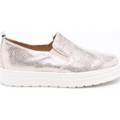 Caprice - Tenisówki. Szare trampki i tenisówki damskie Caprice, z materiału. W wyprzedaży za 199.90 zł.