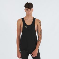 Koszulka treningowa VILAR męska. Czarne buty sportowe męskie ELPLAYER, m, bez wzorów, bez kołnierzyka, bez ramiączek, na fitness i siłownię. Za 65.00 zł.