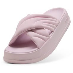 Plaskanie Puma Leadcat Platform, Kobiety. Czerwone klapki damskie Puma, bez wzorów, z syntetyku, sportowe, bez obcasa. Za 390.00 zł.
