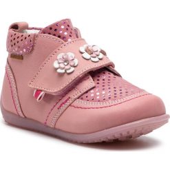 Półbuty LASOCKI KIDS CI12-MOCCA-03A. Czerwone półbuty dziewczęce Lasocki Kids, bez wzorów, ze skóry, bez zapięcia. Za 99.99 zł.