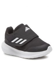 Adidas Sneakersy Runfalcon 3.0 Sport Running Hook-and-Loop Shoes HP5863 Czarny. Czarne buty sportowe dziewczęce Adidas, bez wzorów, z materiału, bez zapięcia. Za 99.99 zł.