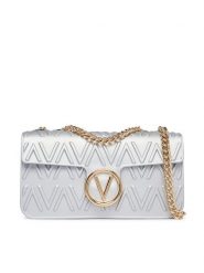 Valentino Torebka Alexia Summer VBSA0N09 Srebrny. Szare listonoszki damskie Valentino, bez wzorów, ze skóry, bez dodatków. Za 419.99 zł.