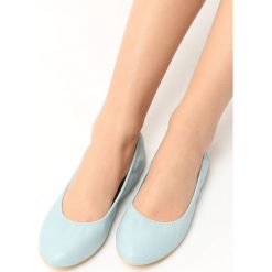 Błękitne Baleriny Calina. Baleriny damskie marki Born2be. Za 29.99 zł.