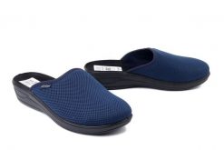 METEOR 709 Marianna granat, kapcie damskie. Niebieskie kapcie damskie Meteor, bez wzorów. Za 50.99 zł.