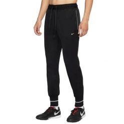 Męskie Spodnie Do Biegania Strike 22. Czarne spodnie sportowe męskie Nike, m, bez wzorów, z bawełny, do biegania, dri-fit (nike). Za 209.99 zł.