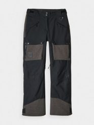 4F Spodnie snowboardowe membrana 10000 damskie - czarne M. Czarne spodnie materiałowe damskie 4f, m, bez wzorów, z dzianiny. W wyprzedaży za 299.99 zł.