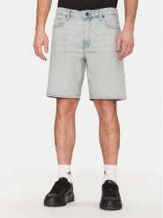 Guess Jeans Szorty jeansowe M4YD37 D5M51 Niebieski Regular Fit. Niebieskie szorty męskie Guess Jeans, m, z aplikacjami, z bawełny. Za 169.99 zł.