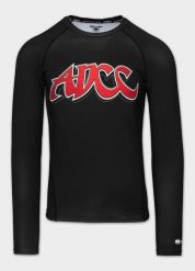 Męski Rashguard longsleeve PITBULL koszulka techniczna sportowa ADCC. Czarne koszulki sportowe męskie PITBULL, l, bez wzorów, z elastanu, bez kołnierzyka, bez ramiączek, na fitness i siłownię. Za 189.00 zł.